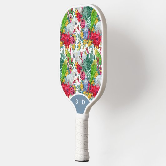 Custom Australian Parrots Pickleball Schläger (Links)