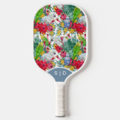Custom Australian Parrots Pickleball Schläger (Vorderseite)