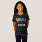 Custom Autism Awareness Campaign Matching Team T-Shirt (Vorne ganz)
