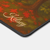 Custom Autumn Desk Mat | Back-to-School Dorm Decor Schreibtischunterlage (Ecke)