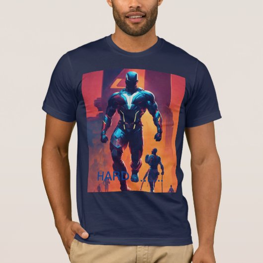Custom Avengers Graphic T - Shirt - Iconic Superhe (Vorderseite)