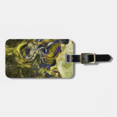 Custom Avignon Olive Green Abstrakt Gepäckanhänger (Vorderseite horizontal)