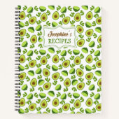 Custom Avocado and Lemon, Kitchen Recia Notizblock (Vorderseite)