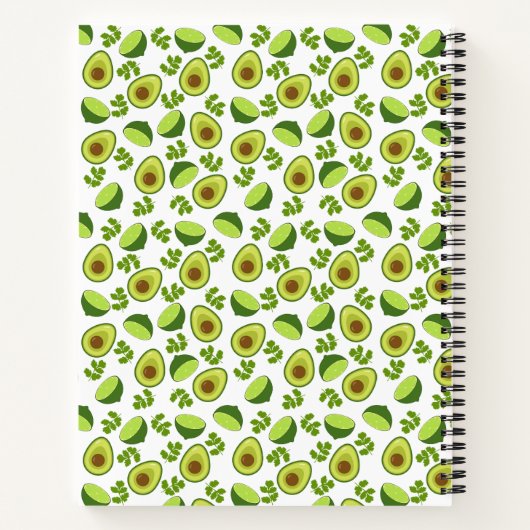 Custom Avocado and Lemon, Kitchen Recia Notizblock (Rückseite)