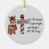 Custom Avocado Couple Ornament, Personalize Design Keramik Ornament (Vorne)