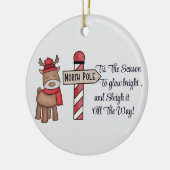 Custom Avocado Couple Ornament, Personalize Design Keramik Ornament (Links)