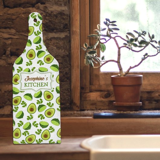 Custom Avocado, Küchenglas Schneidebrett