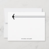 Custom B-21 Bomber- und Stripe-Contrail-Geschirr Mitteilungskarte (Vorderseite)