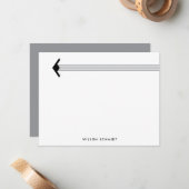 Custom B-21 Bomber- und Stripe-Contrail-Geschirr Mitteilungskarte (Vorderseite/Rückseite Beispiel)