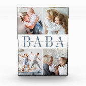 Custom Baba Grandchildren Fotoblock (Vorderseite)