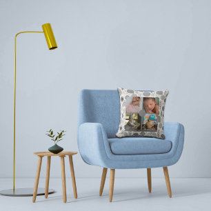 Custom Baby 4 Foto Collage Kissen