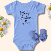 Custom Baby Ankündigung Strampler