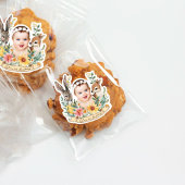 Custom Baby Birthday Sticker Gastgeschenk Woodland