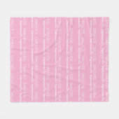 Custom Baby Blanket with Name, Personalized Name B Fleecedecke (Vorderseite (Horizontal))