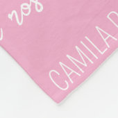 Custom Baby Blanket with Name, Personalized Name B Fleecedecke (Ecke)
