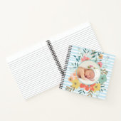 Custom Baby Book mit Watercolor Floral Notizbuch (Innenseite)