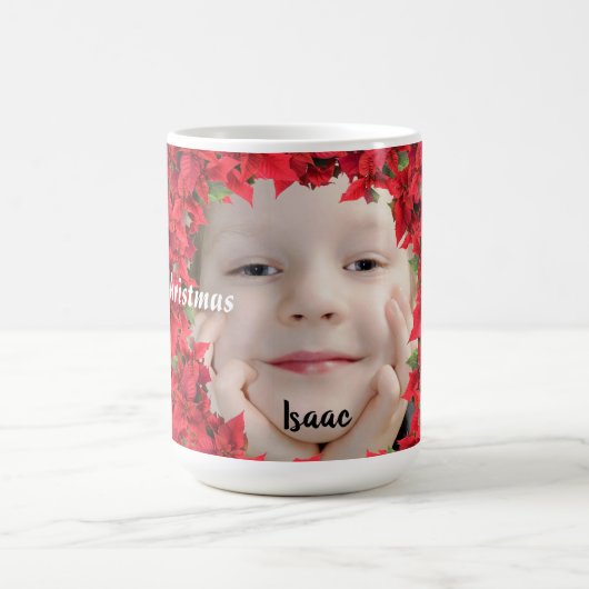 Custom Baby/Child Foto Christmas Kaffeetasse (Mittel)