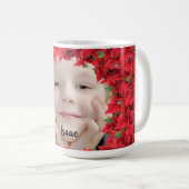 Custom Baby/Child Foto Christmas Kaffeetasse (VorderseiteRechts)