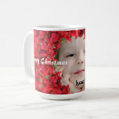Custom Baby/Child Foto Christmas Kaffeetasse (Vorderseite Links)