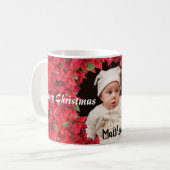 Custom Baby/Child Foto Christmas Kaffeetasse (Vorderseite Links)
