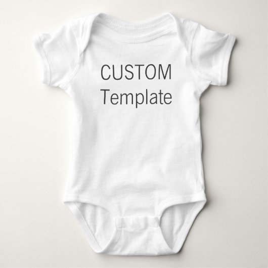 Custom Baby Cotton Gerber® Bodysuit Strampler (Vorderseite)