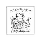 Custom Baby Dragon Buchzeichen Gummistempel (Prägung)