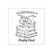 Custom Baby Dragon Buchzeichen Gummistempel (Prägung)