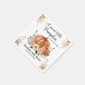 Custom Baby Dusche mit Pumpkin Design Serviette (Ecke)