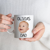Custom Baby Face Baby Foto Erstmaliges Vater New D Tasse