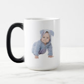 Custom Baby Face Child Picture Weihnachtsgeschenk Verwandlungstasse (Links)
