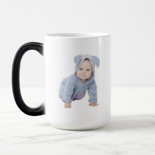 Custom Baby Face Child Picture Weihnachtsgeschenk Verwandlungstasse