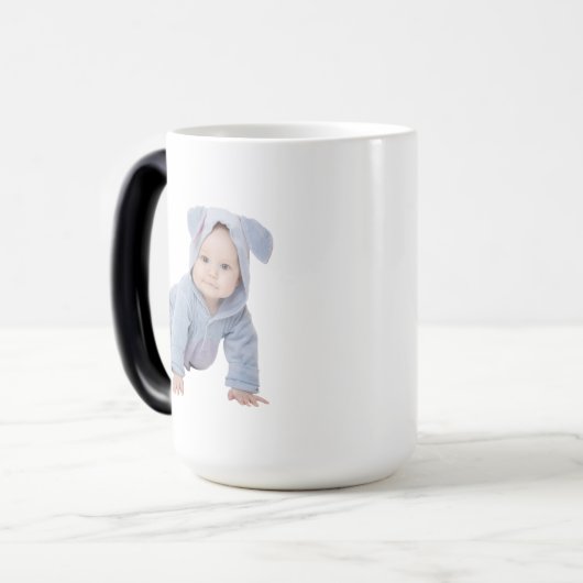 Custom Baby Face Child Picture Weihnachtsgeschenk Verwandlungstasse (Vorderseite Links)