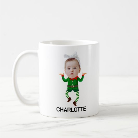 Custom Baby Face Elf Kaffeetasse (Links)