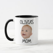 Custom Baby Face Foto Baby's Boy's Mama Vater Tasse (Links)