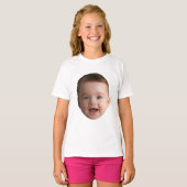 Custom Baby Face, Funny Custom Foto T-Shirt (Vorne ganz)