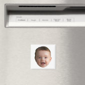 Custom Baby Face, Funny custom photo Magnet (In Situ (Geschirrspüler))