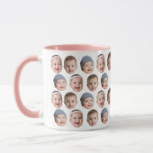 Custom Baby Face Mug Baby 3 Photos Tasse (Links)