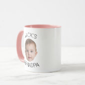 Custom Baby Face Mug for Grandpa Tasse (Vorderseite Links)