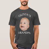 Custom Baby Face Personalisiert Child Foto Vater M T-Shirt (Vorderseite)