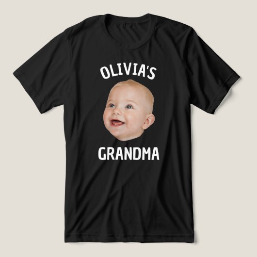 Custom Baby Face Personalisiert Child Foto Vater M Tri-Blend Shirt (Design Vorderseite)