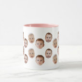 Custom Baby Face personalized photo  Tasse (Zentrum)