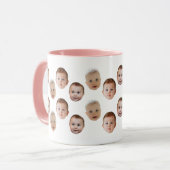 Custom Baby Face personalized photo  Tasse (Vorderseite Links)