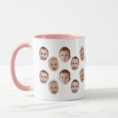 Custom Baby Face personalized photo  Tasse (Links)