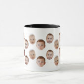 Custom Baby Face personalized photo  Tasse (Zentrum)