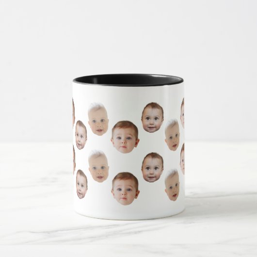 Custom Baby Face personalized photo Tasse (Zentrum)