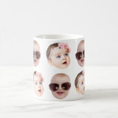 Custom Baby Face Photo Father's Day Christmas Kaffeetasse (Mittel)