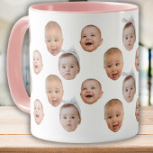 Custom Baby Face Tasse Baby 3 Fotos
