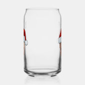 Custom Baby Face Weihnachtsmannmütze Weihnachts-Fo Dosenglas (Links)