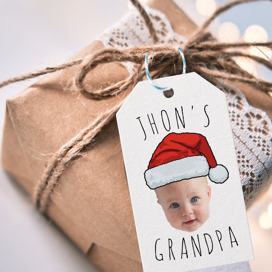 Custom Baby Face Weihnachtsmannmütze Weihnachts-Fo Geschenkanhänger
