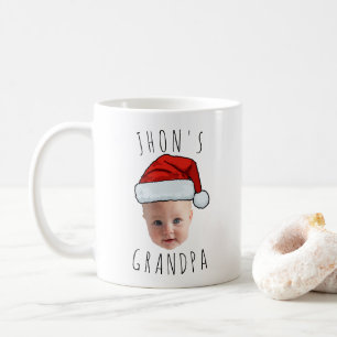 Custom Baby Face Weihnachtsmannmütze Weihnachts-Fo Kaffeetasse